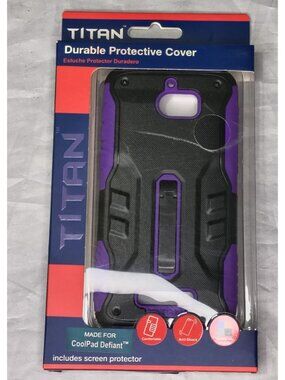 Titan Durable Protective Cover Purple Coolpad Defiant Case